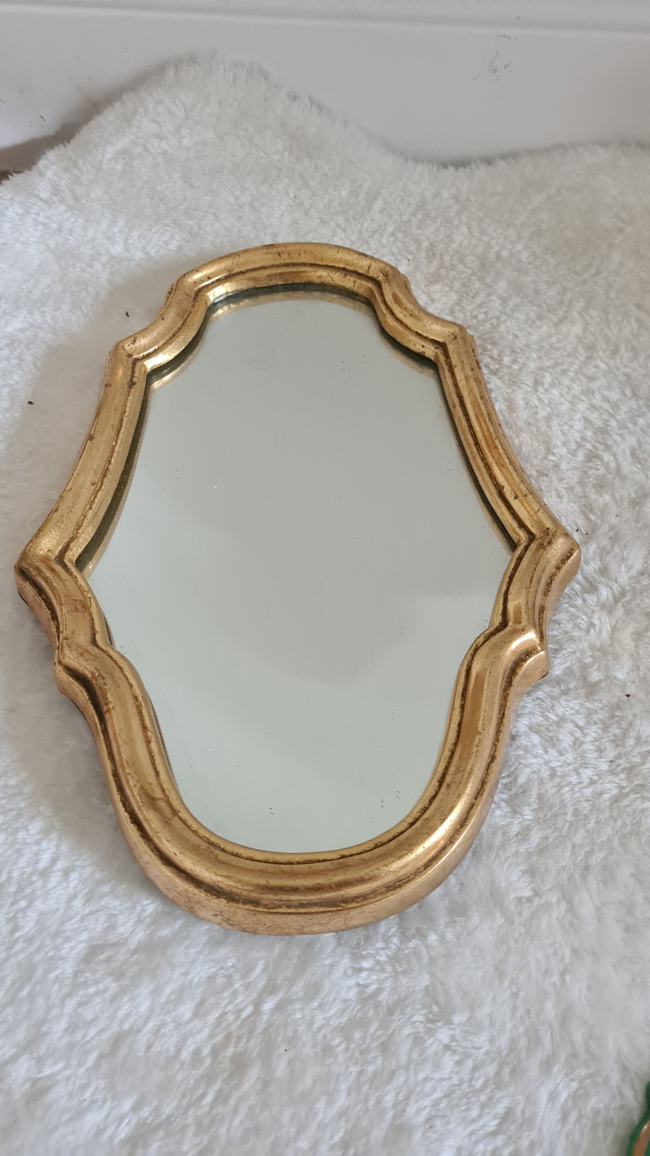 Old gilded / vintage wooden mirror