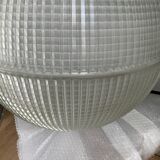 Holophane glass pendant lamp