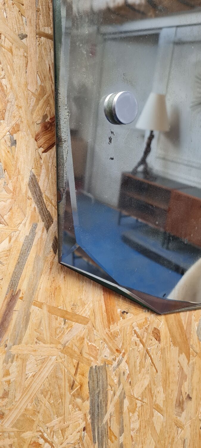 Art Deco beveled mirror