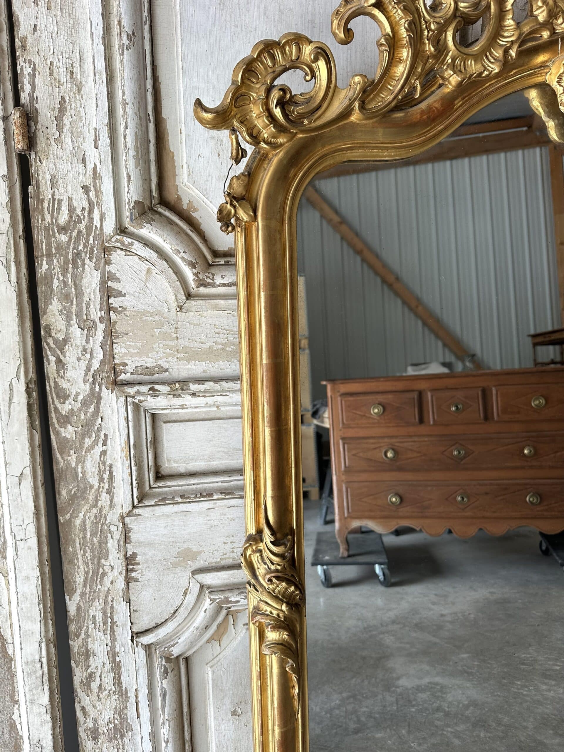 Louis XV style mirror circa 1880