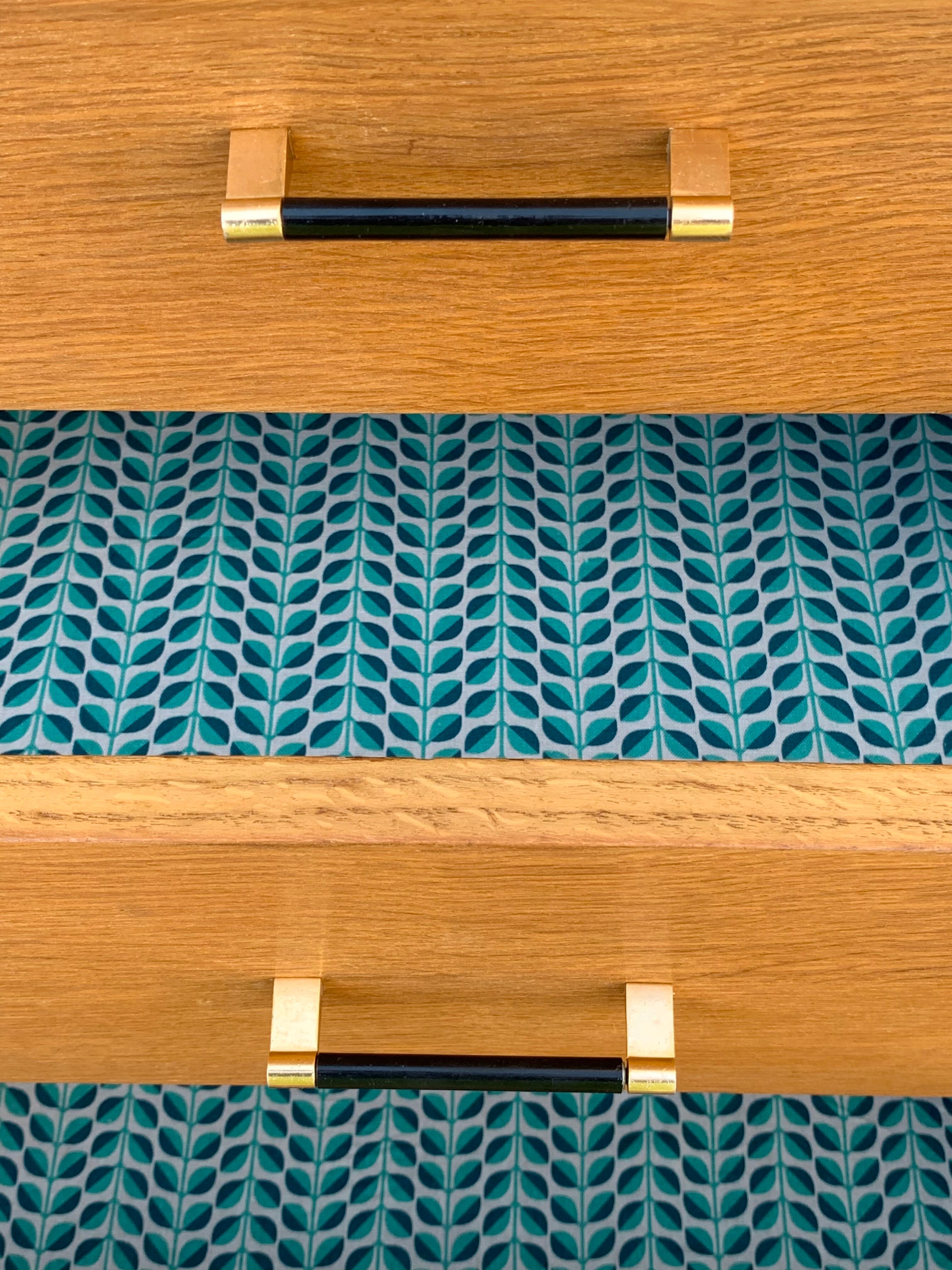 Vintage buffet compass feet 1950