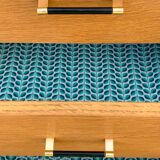 Vintage buffet compass feet 1950