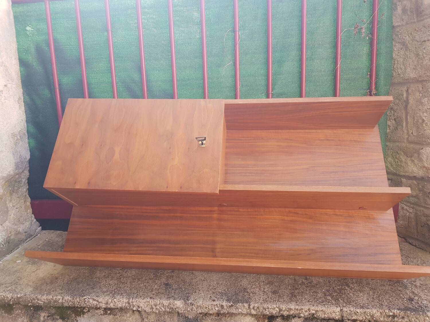 Pair of vintage wall shelves