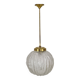 Angelo Brotto for Esperia Pendant Light in Murano Glass and Brass