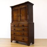 Antique English Oak Cabinet