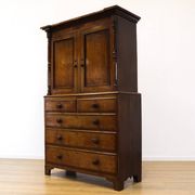 Antique English Oak Cabinet