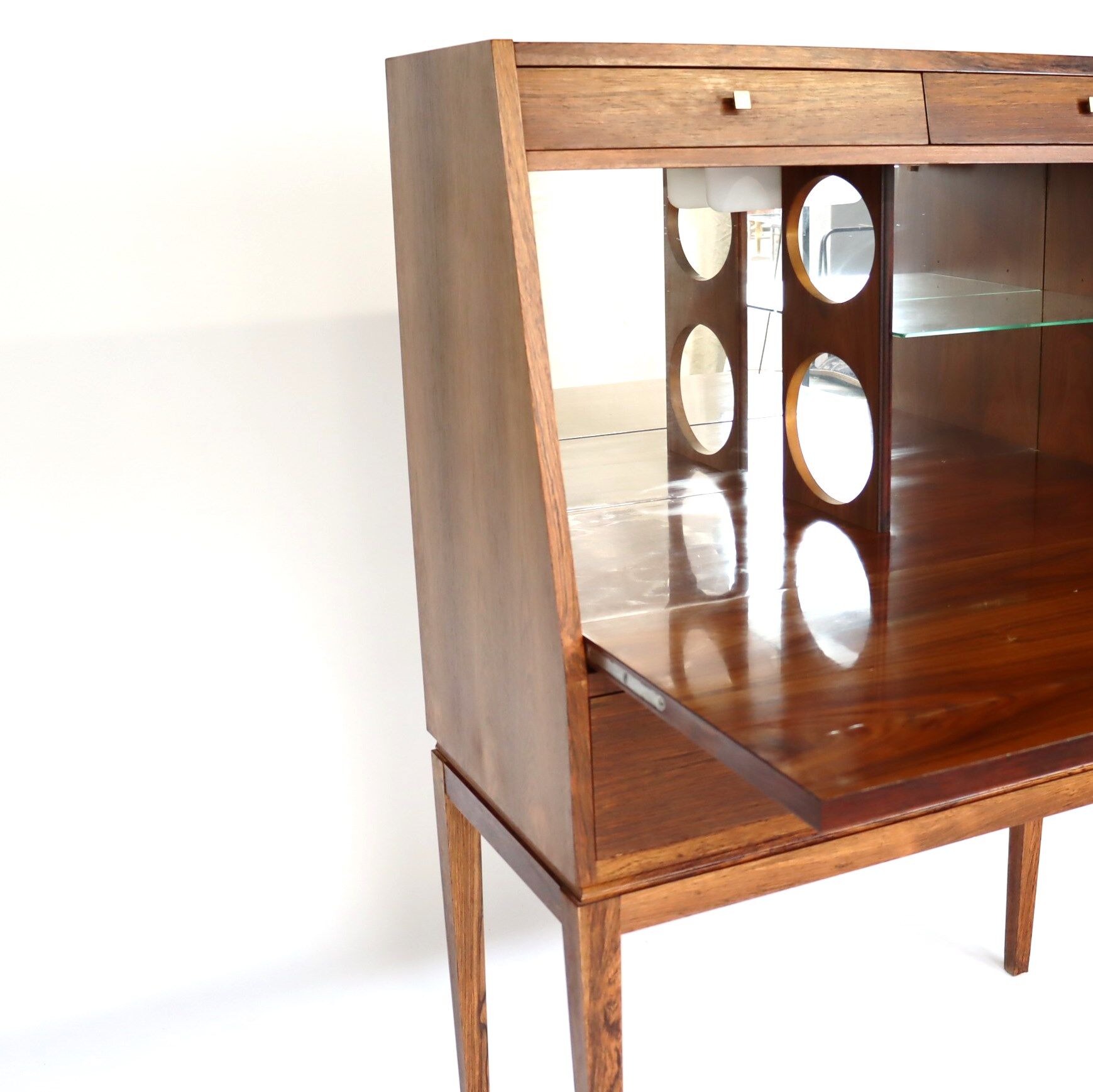 Scandinavian rosewood bar furniture