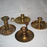 Lot of old candlesticks