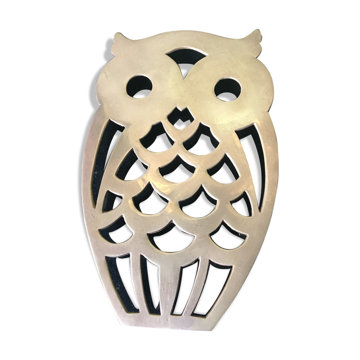 Brass table mat, 60s