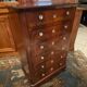 Chest of drawers with 6 drawers mahogany style Restoration