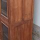 Old wooden glazed cabinet with four doors