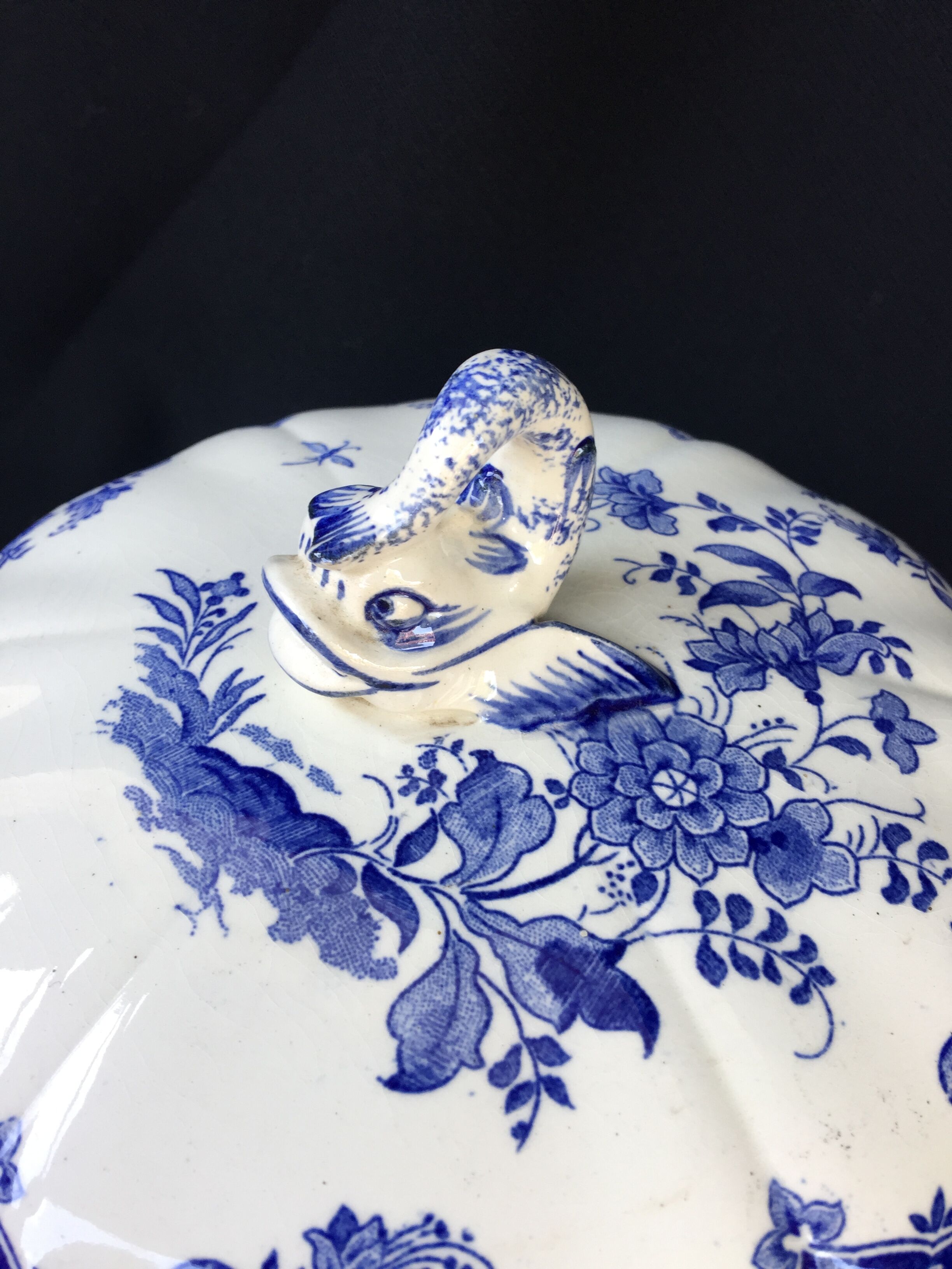 Soup bowl in Gien earthenware