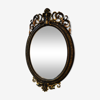 Beveled mirror Napoleon III