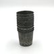 Set of 10 tin cups