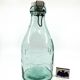 Large "Mercur" glass bottle with ceramic stopper • 2L • 1930