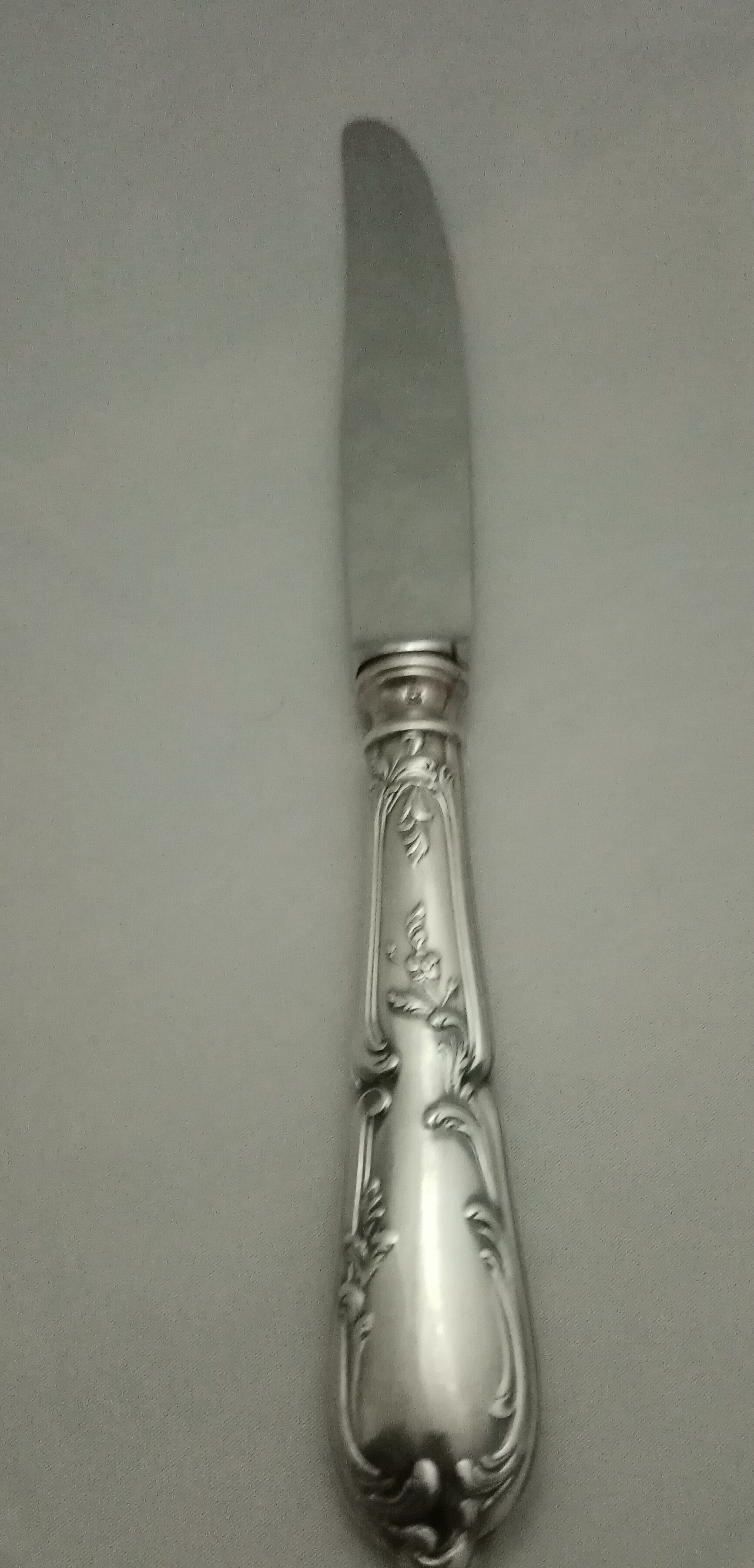 Housewife SFAM model Chambly rocker Louis XV silver metal wooden box