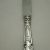 Housewife SFAM model Chambly rocker Louis XV silver metal wooden box