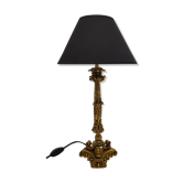 Golden bronze lamp