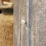 Blue-grey patinated sideboard / jam cupboard