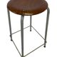 Vintage school stool, 1970s industrial design, Dutch minimalist