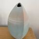 Pastel biscuit porcelain vintage "pebble" vase