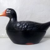 terrine poule d'eau signée Caugant