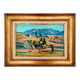 Painting by André PLANSON (1898-1981) – Oil on panel – Provence landscape