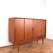 Mid-Century Danish Teak Highboard Model 13 by Gunni Omann for Omann Jun