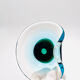 Murano Ashtray Galliano Ferro Sommerso Emerald Green 1960