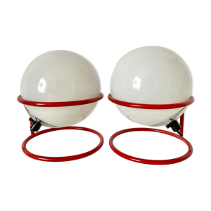 2 lampes space age design