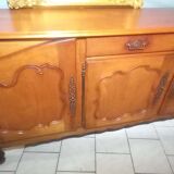 Louis XV oak and cherry wood sideboard