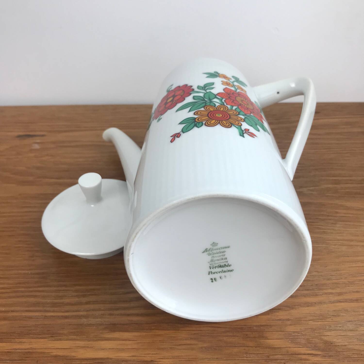 Bavaria 70s Porcelain Coffee Pot Teapot