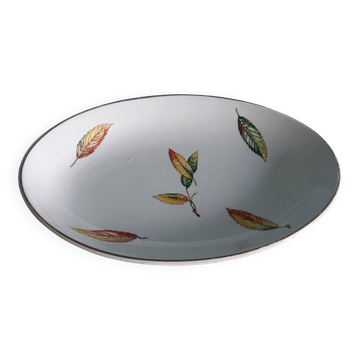 Digoin Sarreguemines bowl decoration La Fontaine