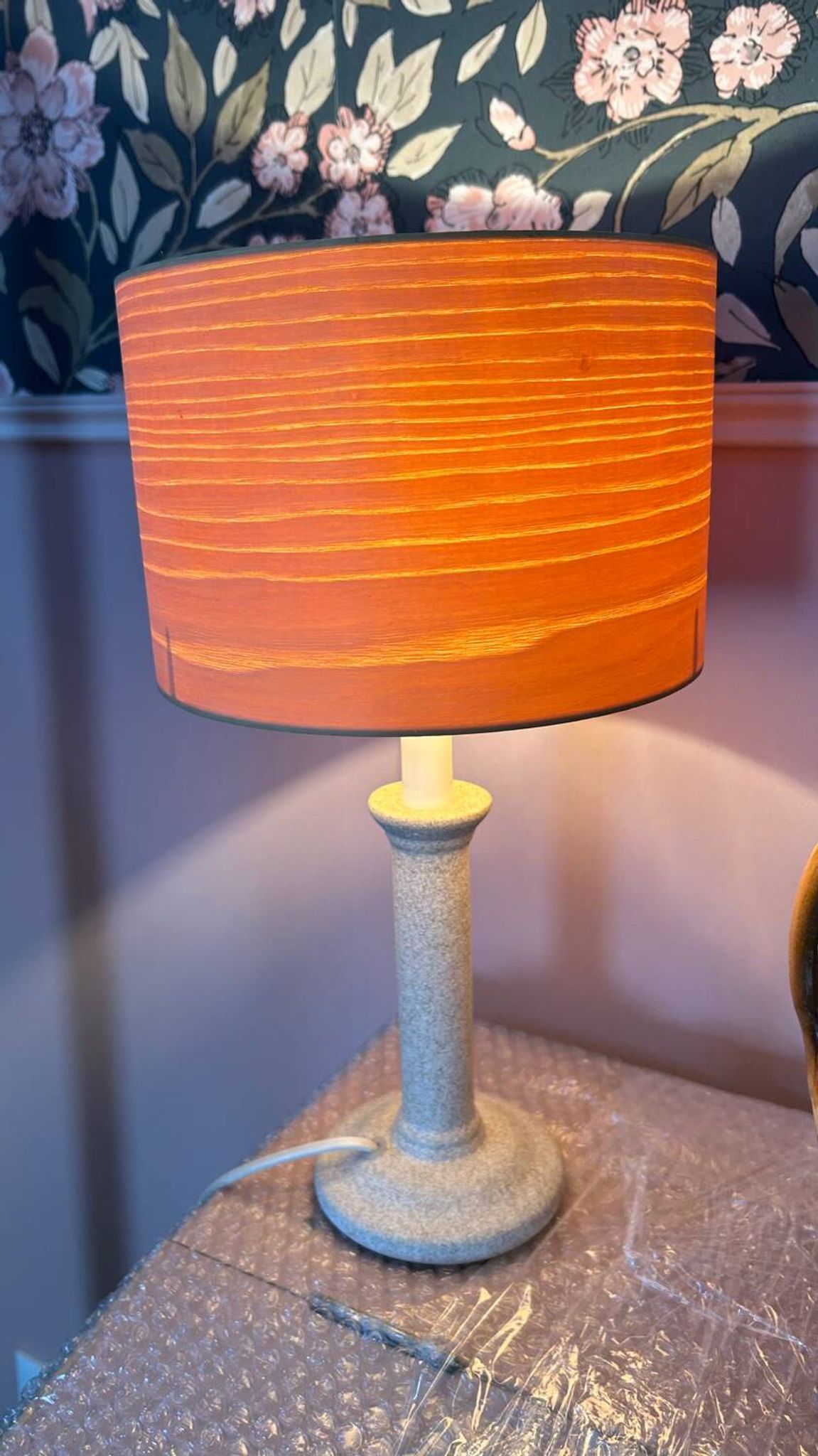 Light wood lampshade