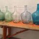 Transparent demijohn, of volume 2l