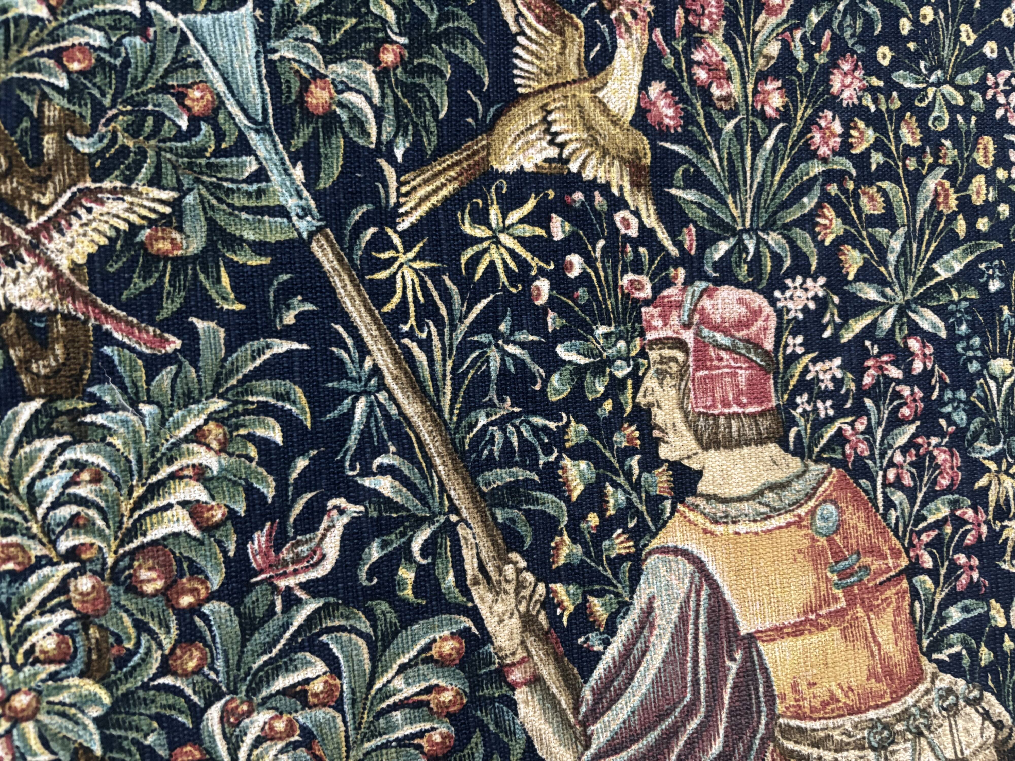 Reproduction Wall Tapestry HAND-WOVEN Fruit Picking XVI LOUVRE