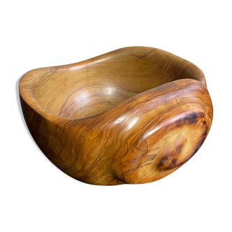 Empty wooden pocket of olivier