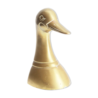 Brass duck head