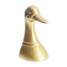 Brass duck head