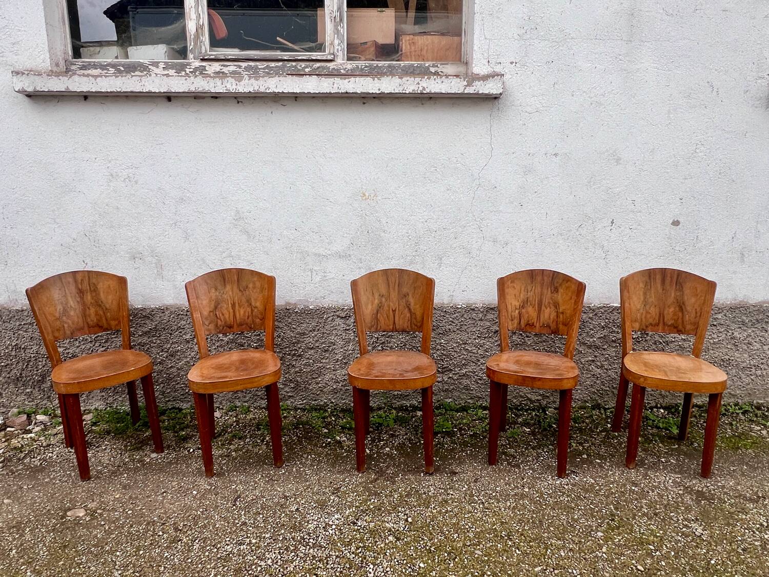 Vintage bentwood dining chairs