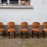 Vintage bentwood dining chairs