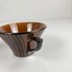 Coffee/tea cup duo "Domino", Sarreguemines, 1960