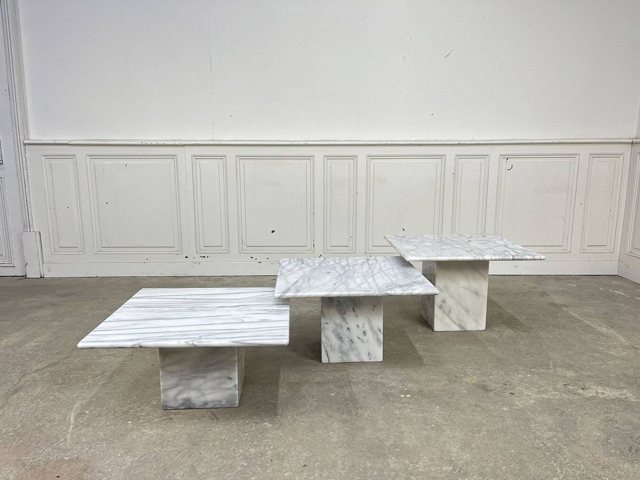 Vintage marble coffee tables