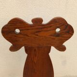 Rare 19th century oak Lorraine chair