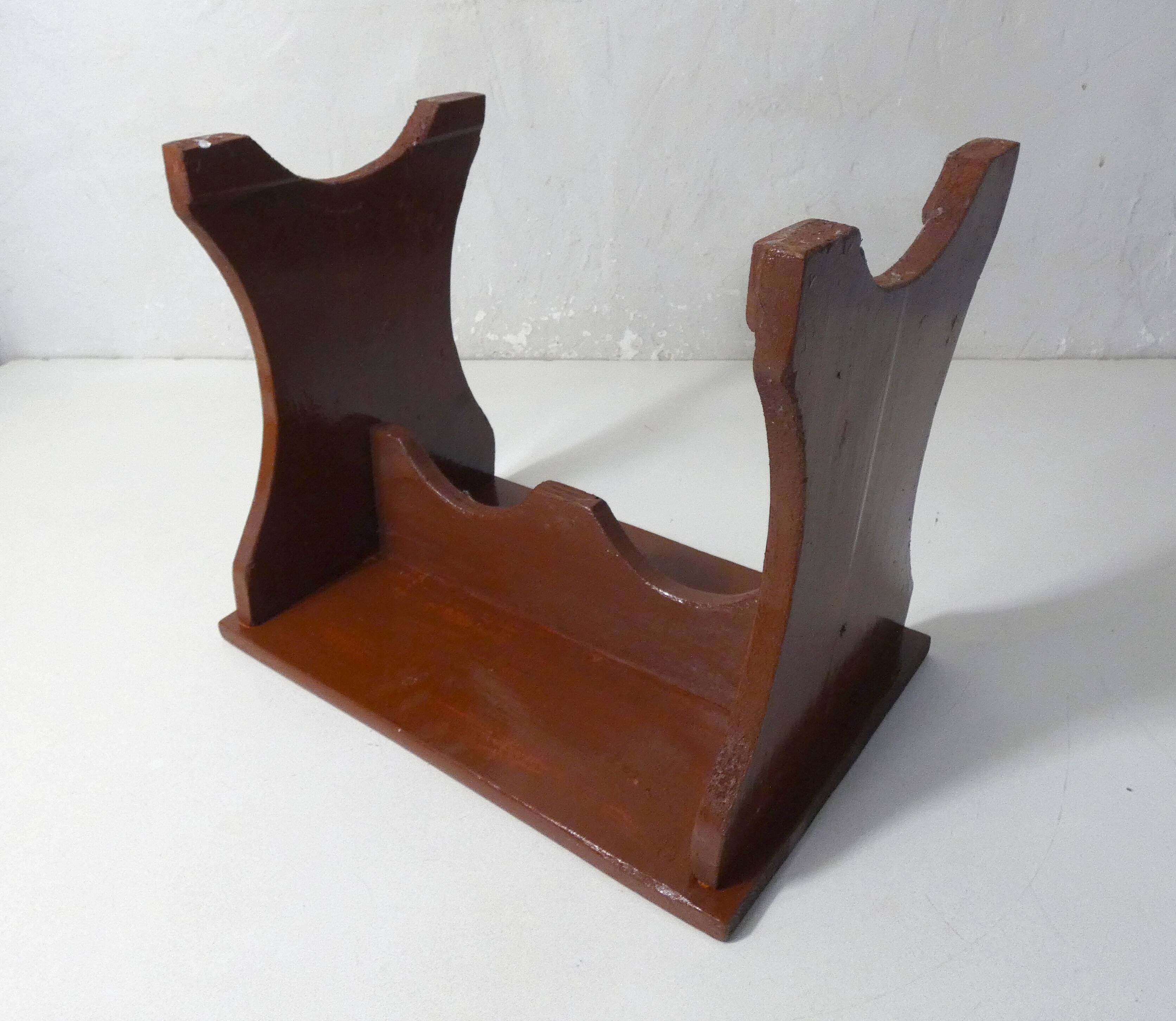 Small wooden step bench