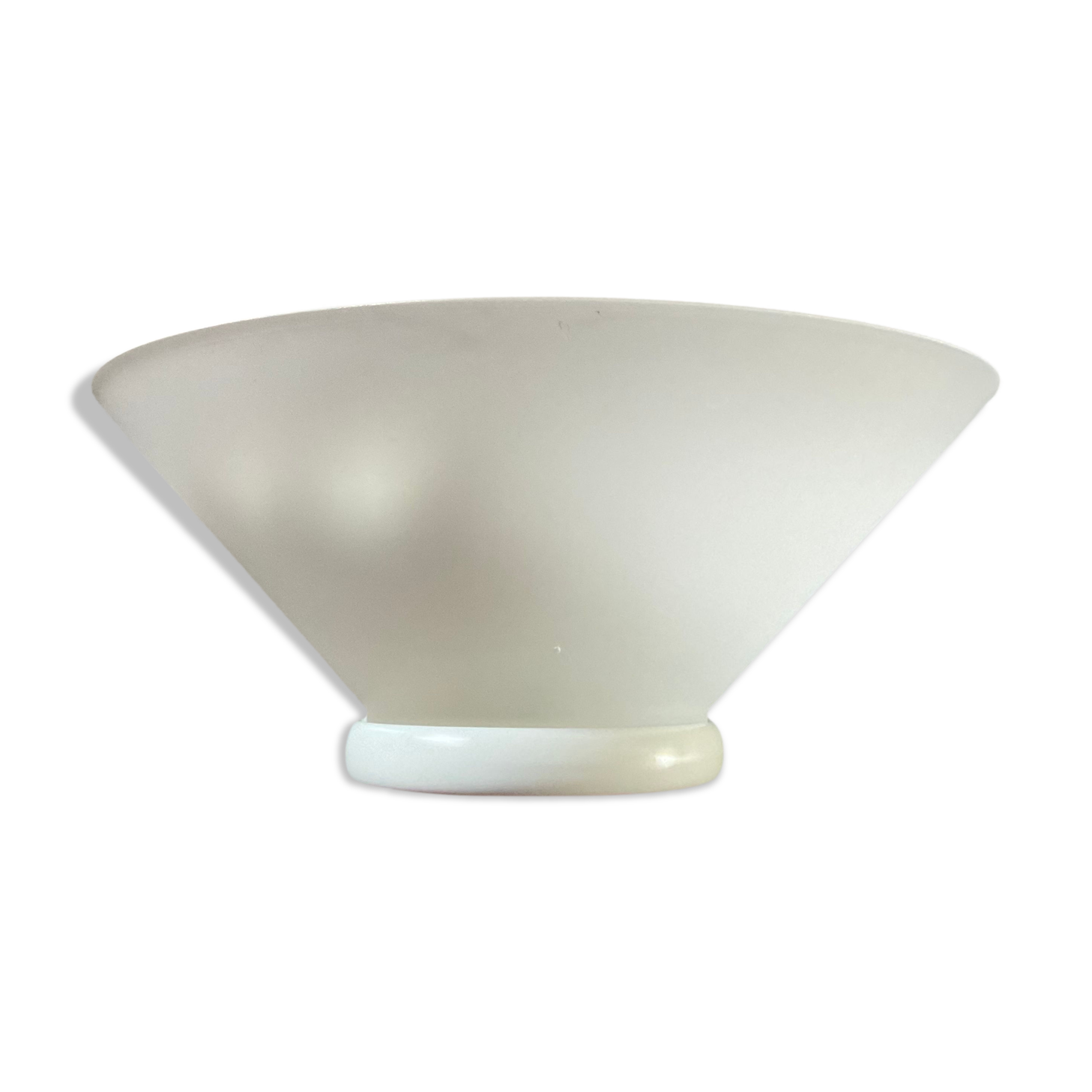 Ghiplen Ghidini wall lamp from the 70s in frosted glass and metal