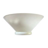 Ghiplen Ghidini wall lamp from the 70s in frosted glass and metal