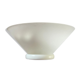 Ghiplen Ghidini wall lamp from the 70s in frosted glass and metal