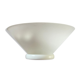 Ghiplen Ghidini wall lamp from the 70s in frosted glass and metal