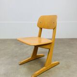 Chaise enfant Casala années 60, bois, vintage